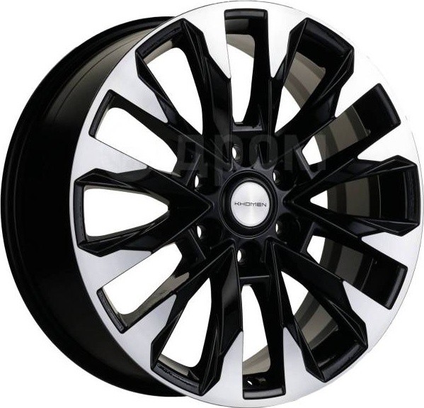 Khomen Wheels KHW2010 (LC 300) Black-FP 8x20/6x139.7 ET60 D95.1