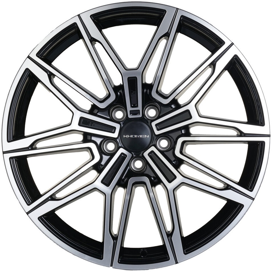 Khomen Wheels KHW1904 (Mercedes Rear) Black-FP 9.5x19/5x112 ET40 D66.6