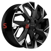 Khomen Wheels KHW1508 (XRay) Black 6x15/4x100 ET40 D60.1
