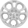 Khomen Wheels KHW1711 (Arkana/Kaptur) F-Silver-FP 6.5x17/5x114.3 ET50 D66.1